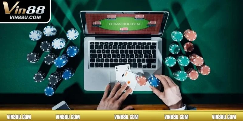 Game bài Poker VIN88 sở hữu giao diện 3D cực chân thực