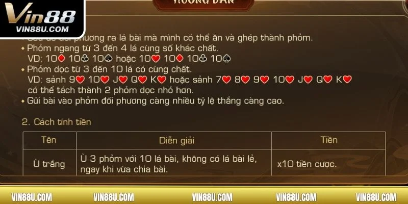 Người chơi tham gia ván Phỏm online tại nhà cái VIN88