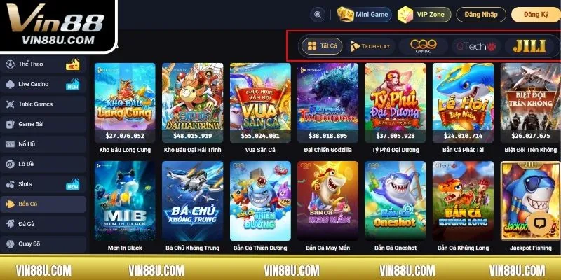 Nhiều sảnh cược đa dạng, cung cấp hàng trăm game hấp dẫn