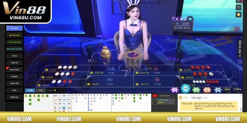 Tham gia tại VIN88 có luật chơi xóc đĩa đơn giản, đa dạng sảnh game